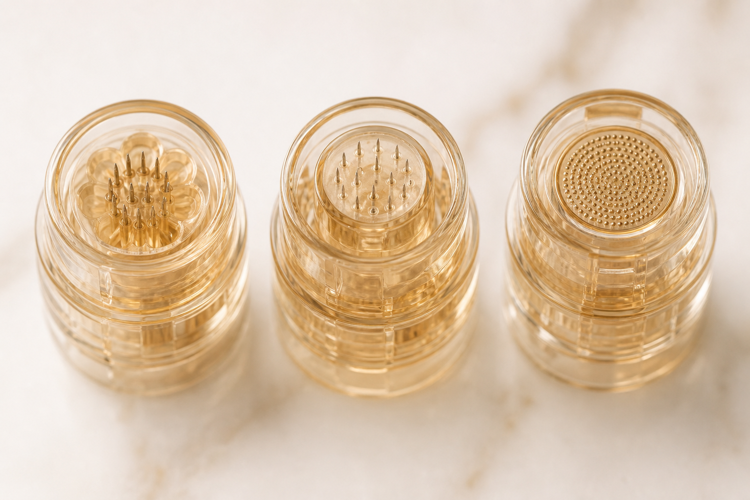 Three 1NEED Pro cartridge types